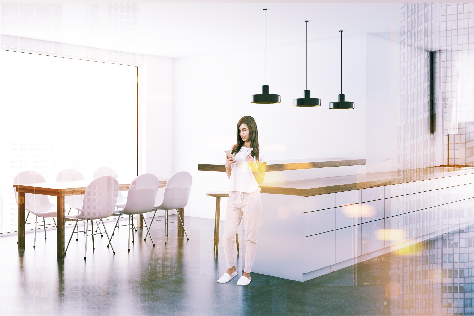 Reception area of culinary studio